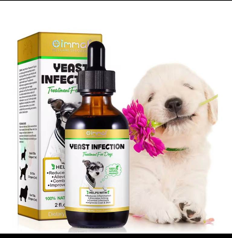 Gimma Yeast Infection Treatment for Dogs 60ml - Improves Coat Quality Reduces Itching Combats