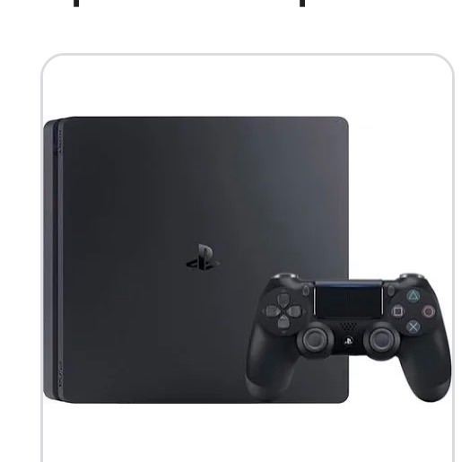 PS4 slim with cables and controller 