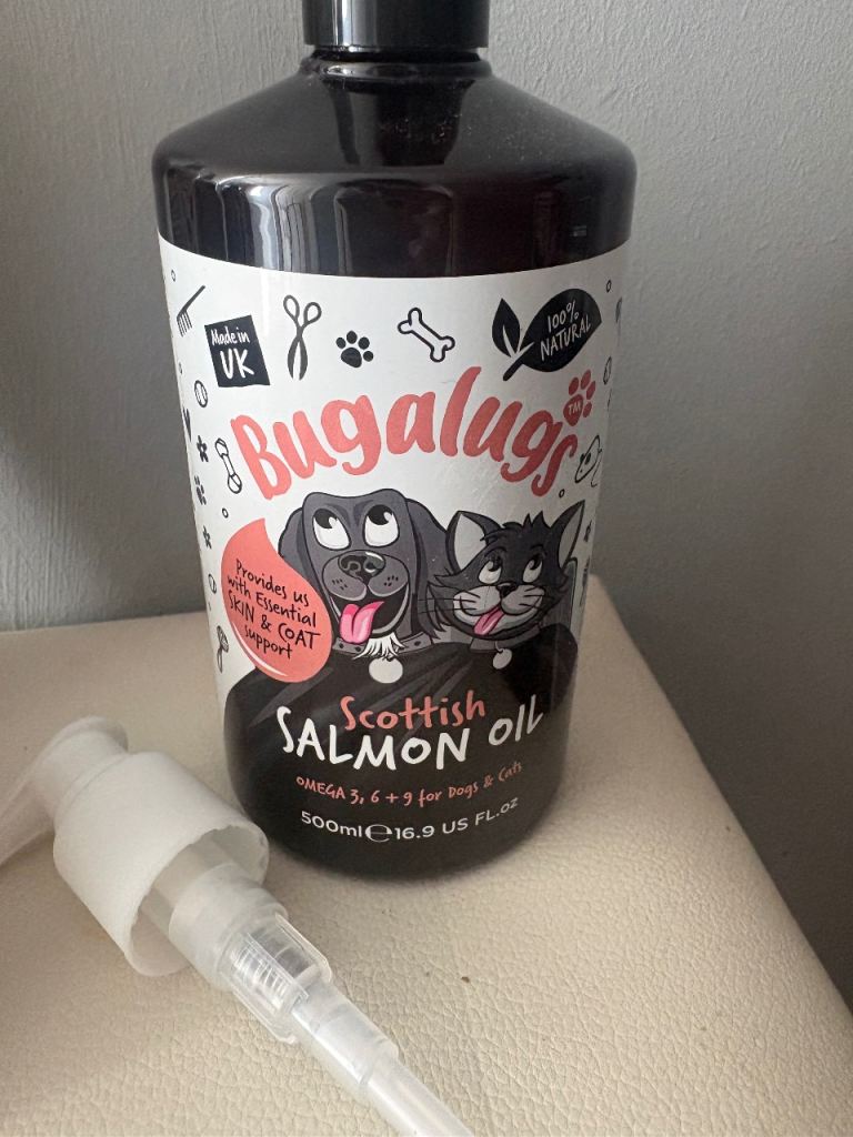 Bugalugs Scottish Salmon Oil 500ml for Dogs and Cats