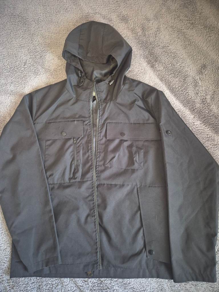 Mens hooded windbreaker jacket 