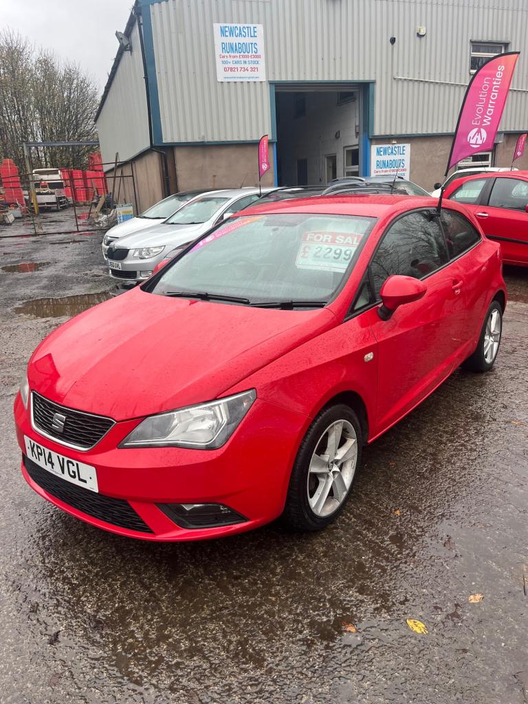 2014 SEAT Ibiza 1.4 Toca 3dr full service history  HATCHBACK Petrol Manual
