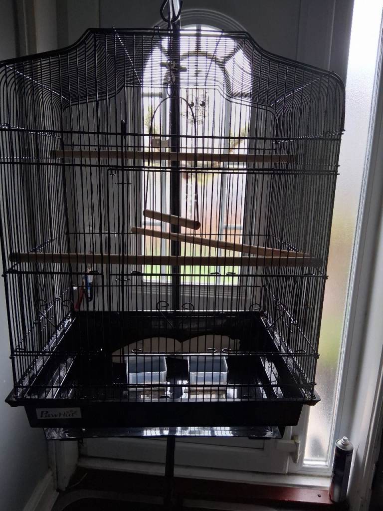 Bird cage and stand