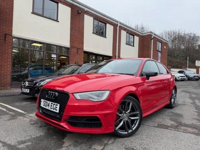 2014 Audi A3 2014 14-Reg Audi S3 TFSI Quattro Auto,MISANO RED,SUPER SPORTS SEATS,FSH!! HATCHBACK ...
