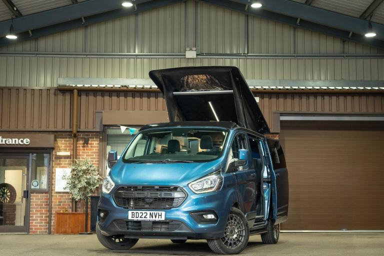 2022 Ford Transit Custom Limited 4 Berth Campervan in Metallic Blue