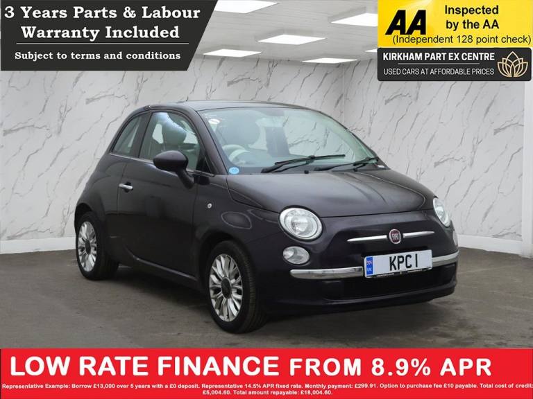 2014 Fiat 500 1.2 Lounge Hatchback 3dr Petrol Manual Euro 6 (s/s) (69 bhp) ***DRIVE AWAY  Hatchba...