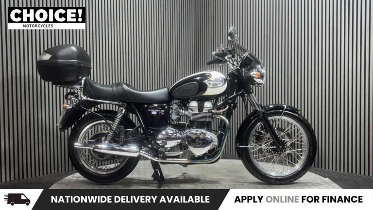Triumph Bonneville 2004 ONLY 14K LONG MOT TOP BOX VERY CLEAN MODERN RETRO 790