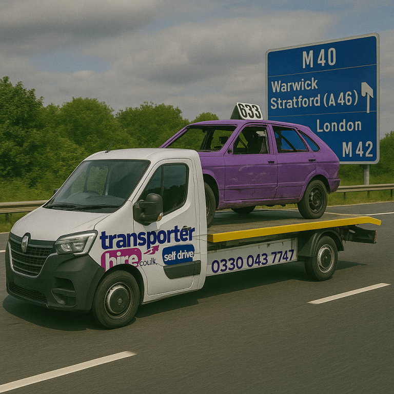 3.5T Car Transporter Hire – Wigan / Bolton / Preston – Self Drive - Insurance Included