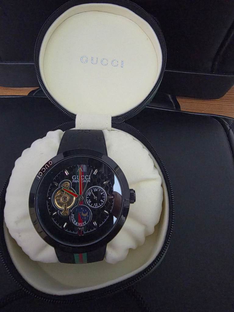 Gucci Pantheon 1142 Automatic Moon Phase watch Brand new in box 