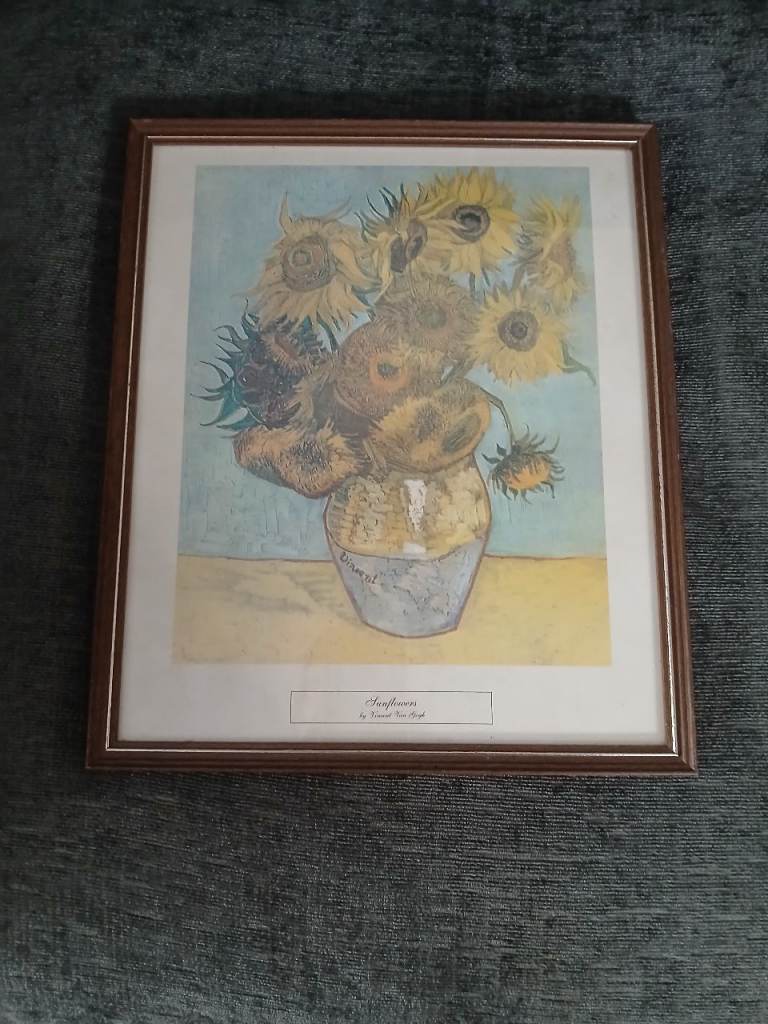 Vincent Van Gogh Sunflowers framed print