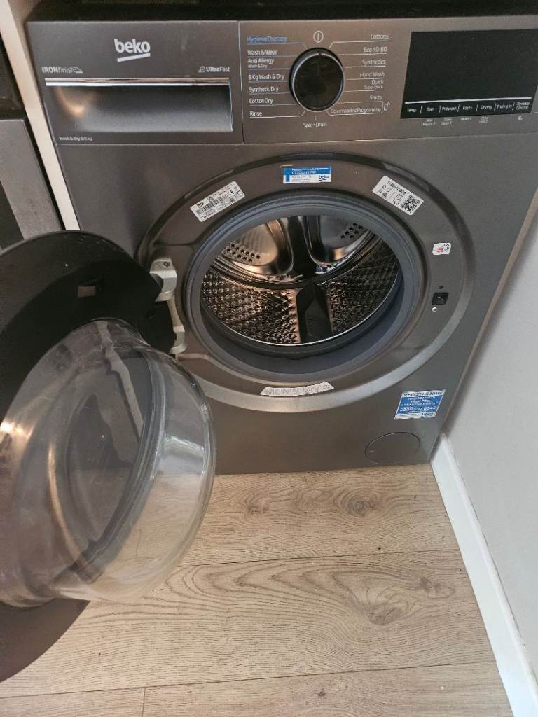 Beko Washing Machine – Grey, Good Condition