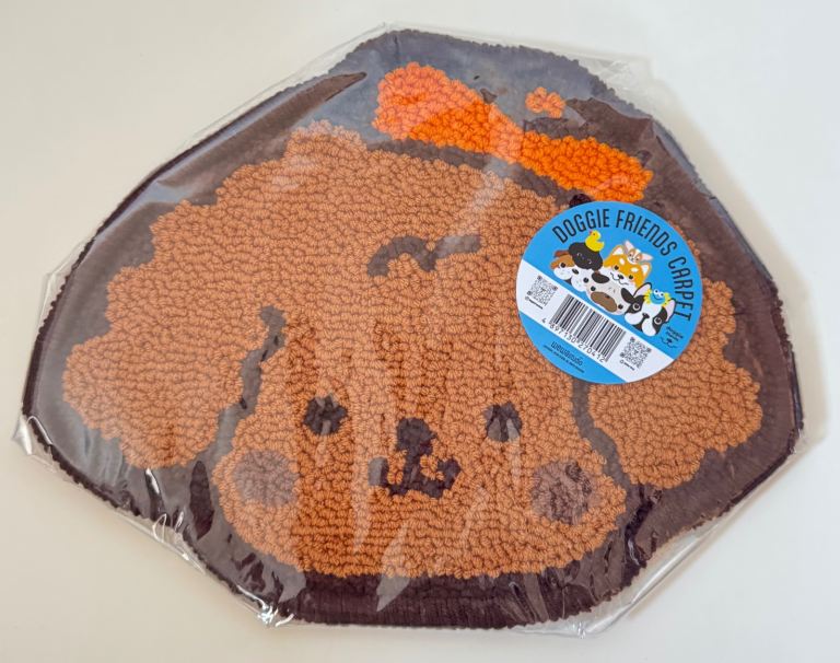 New Doggie Friends Carpet – Cute Poodle Design 27cm x 20cm