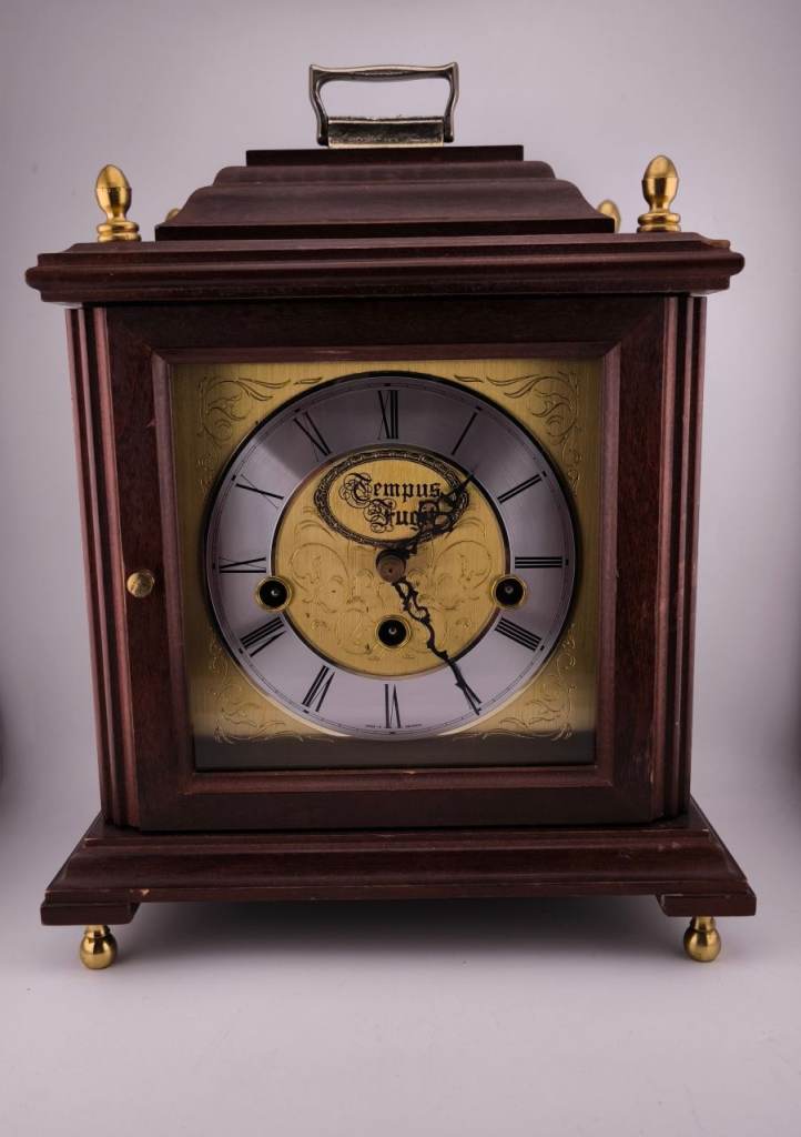 Vintage Franz Hermle Mechanical Bracket / Mantel Clock (W. Germany)