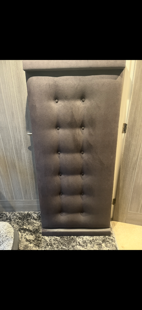 King size suede headboard