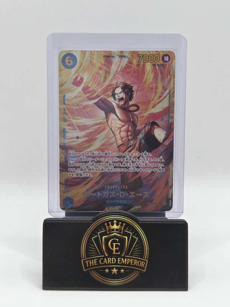 Portgas D. Ace OP13-119 SEC Alt Art Carrying on His Will Japanese One Piece Card