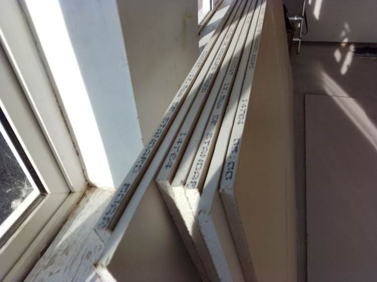 New, full sheets plasterboard 