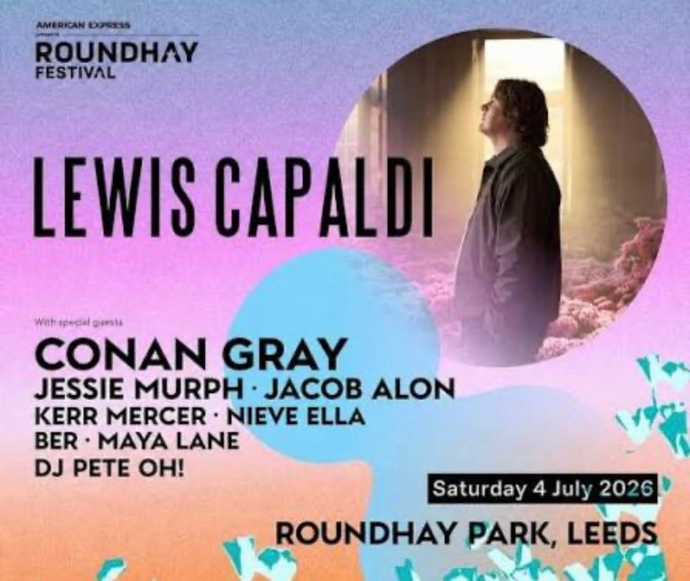 Lewis Capaldi & Guests Roundhay Festival Leeds - July 2026 Ticket