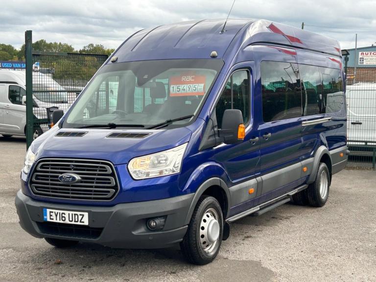 2016 Ford Transit 2.2 TDCi 460 HDT Trend Minibus 5dr Diesel Manual L4 H3 (17 Seats) (196 g/km NA ...