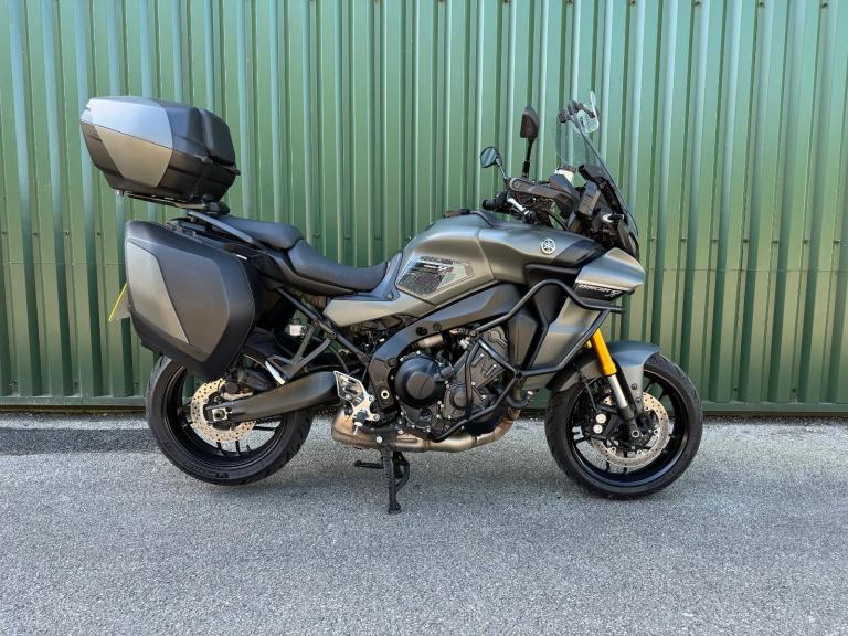 Yamaha Tracer 9 GT 2022 Matt Green Full Luggage 12k Full History 2 Owners 