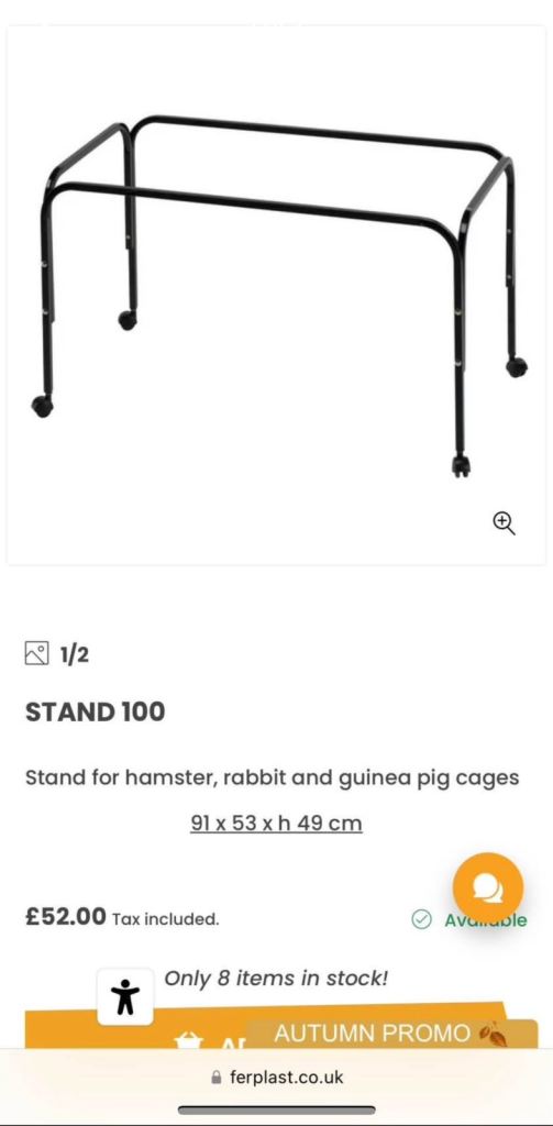 Ferplast Guinea Pig Cage Stand 