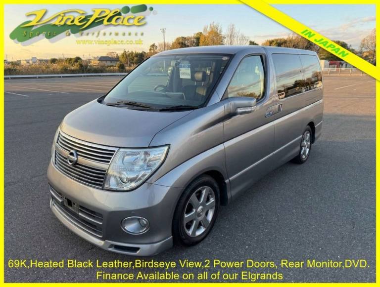 2010 Nissan Elgrand 3.5 Highway Star Black Leather Edition, Auto,8 Seats,69K miles. MPV Petrol Au...