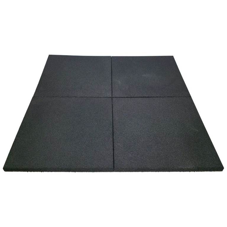 30mm 500mm x 50mm Outdoor Rubber Playground / Patio Mats (4 PACK) - Flooring Tiles