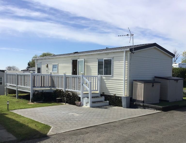 Caravan holiday home wilerby Rio gold Kilwinning north Ayrshire 