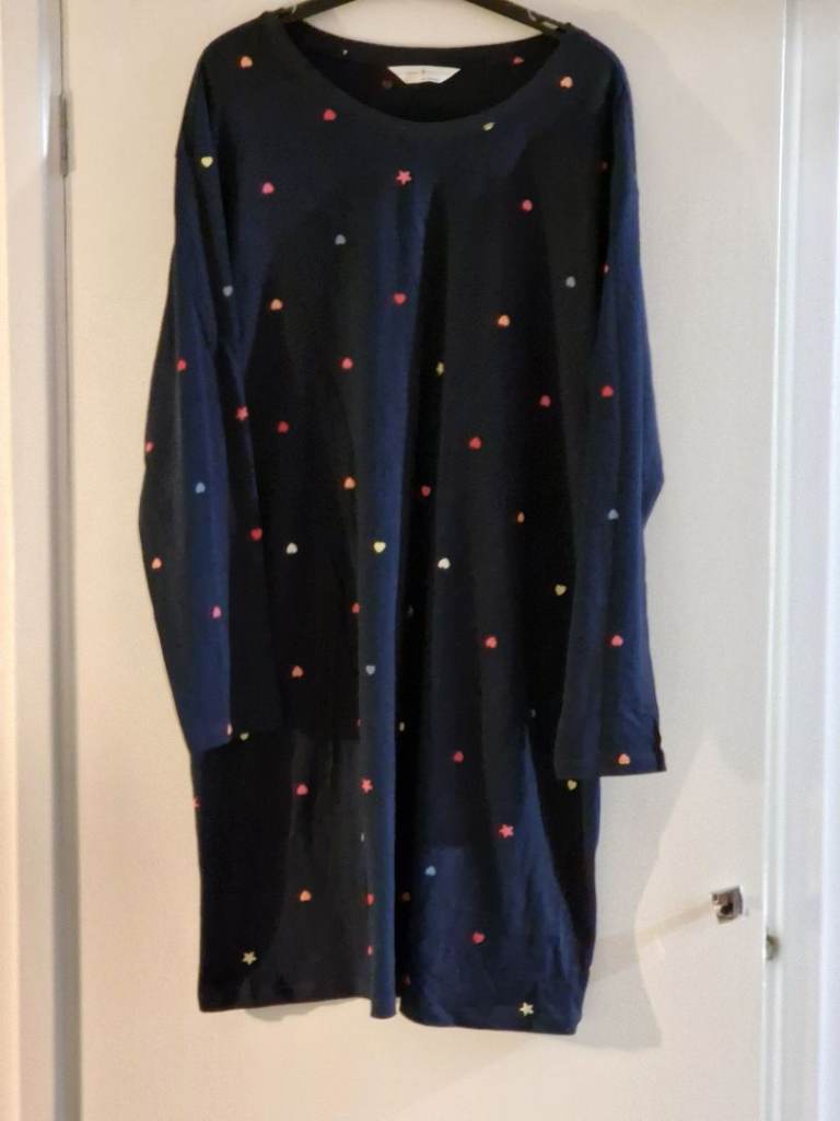 M&S soft navy nightie