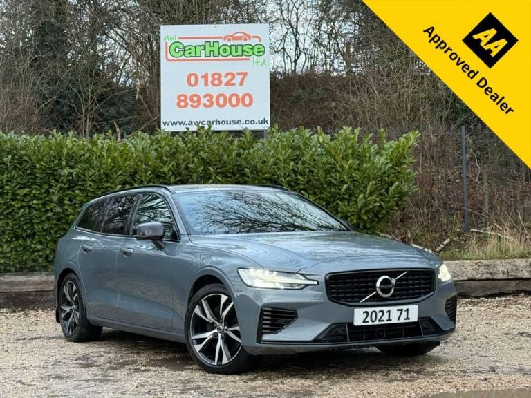 2021 VOLVO V60 2.0H T6 RECHARGE 11.6KWH R-DESIGN ESTATE 5DR PETROL PLUG-IN HYBRI
