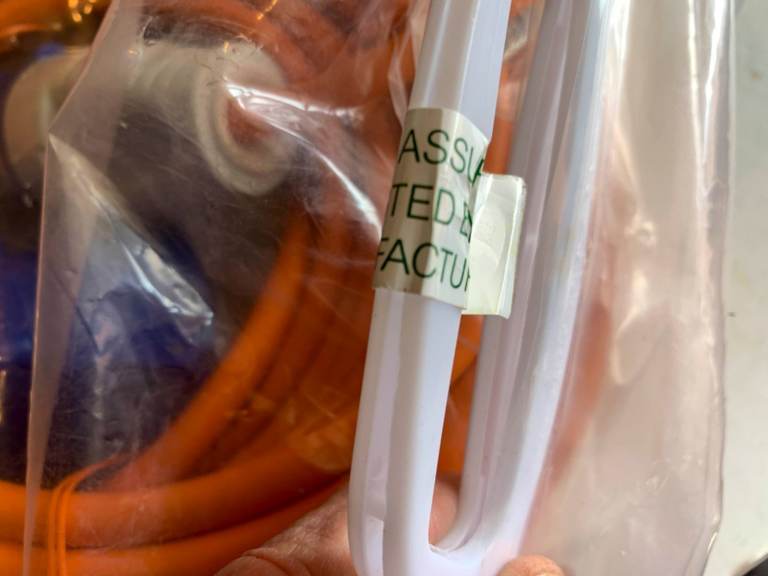 Caravan Mains Hook Up Cable 25m – 90° Connector - Original Bailey equipment - Unused