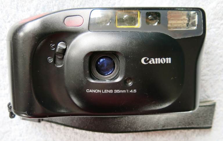CANON SURE SHOT EX 35mm POINT & SHOOT FILM CAMERA + INST'NS & WRIST STRAP £10