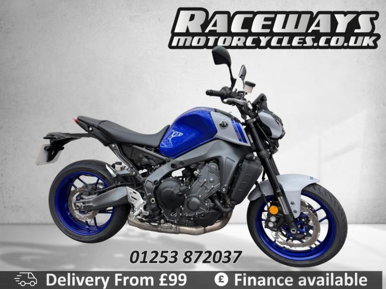 YAMAHA MT-09 BLUE 2021 21 REG, JUST 6,745 MILES, ALL ORIGINAL BOOK AND KEYS