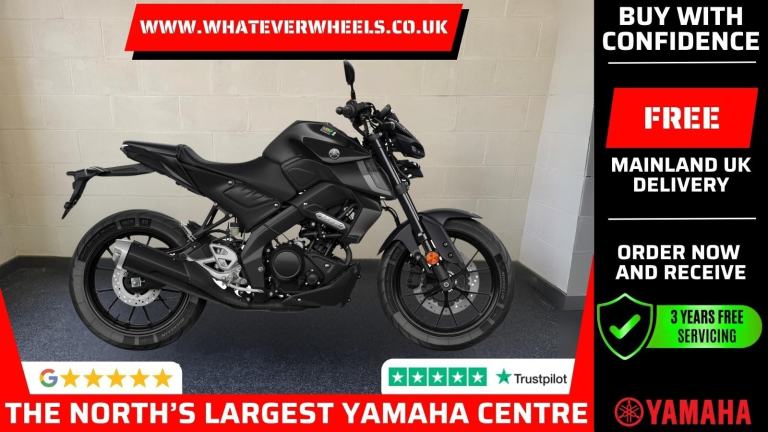 3 Years Free Servicing Yamaha MT-125 125cc Learner Legal Sports Naked