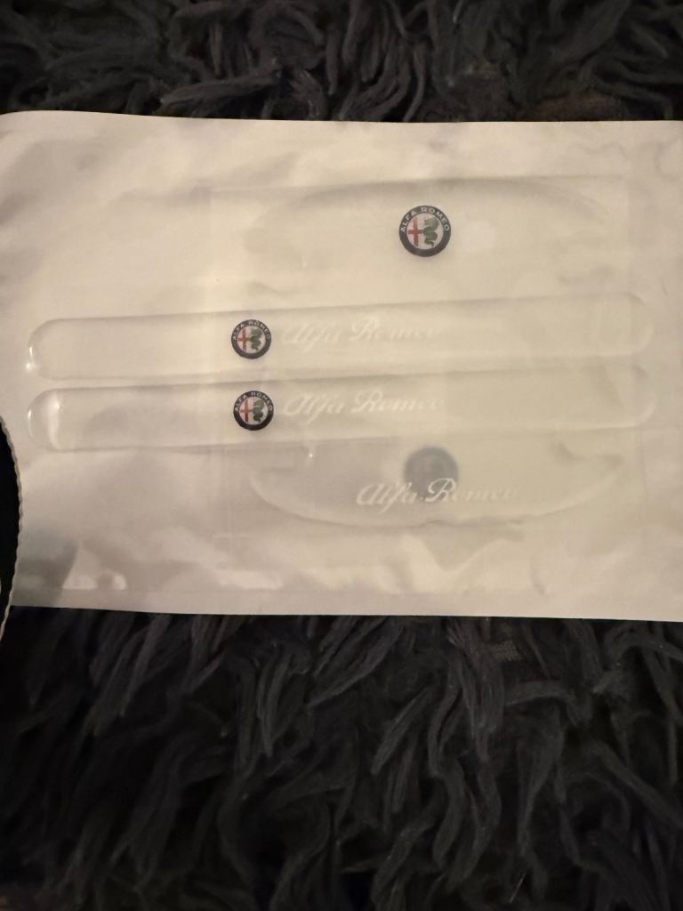 Alfa Romeo clear door protectors