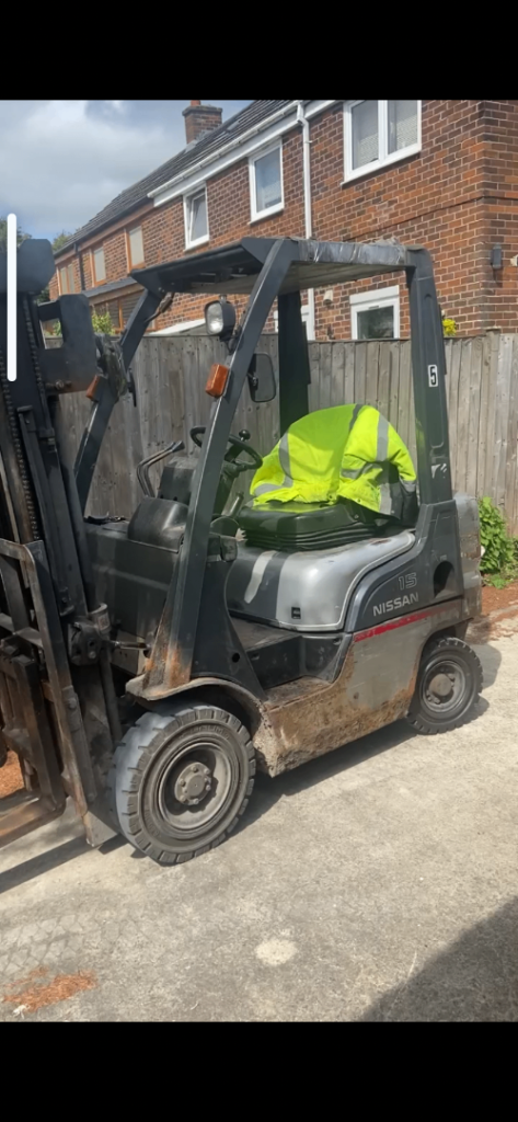 Nissan 1.5 ton diesel forklift/ yard truck, absolute workhorse.