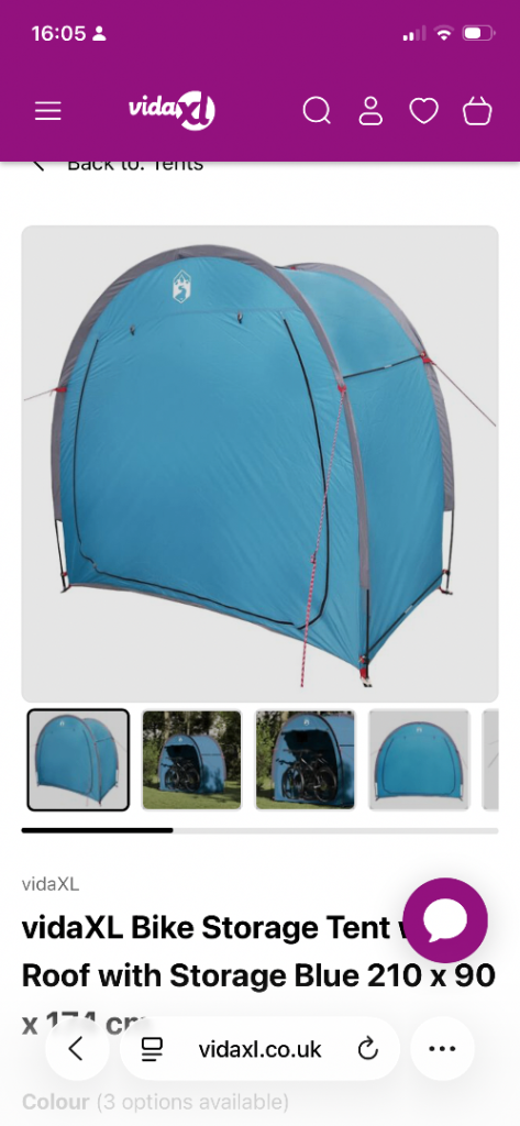 Bike tent - never opened