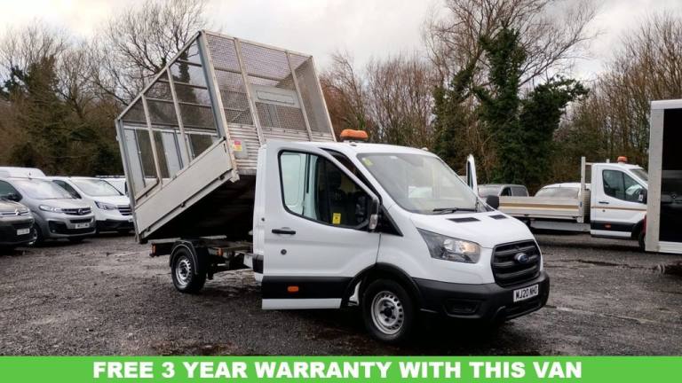 2020 Ford Transit Tipper Crew Cab Caged Tdci 130 ps With Rear Seats removed for secure tool s TIP...