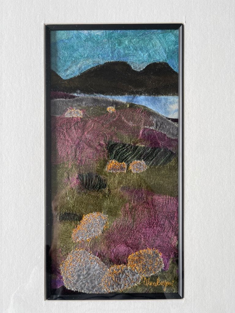 Ethna Brogan textile framed picture 