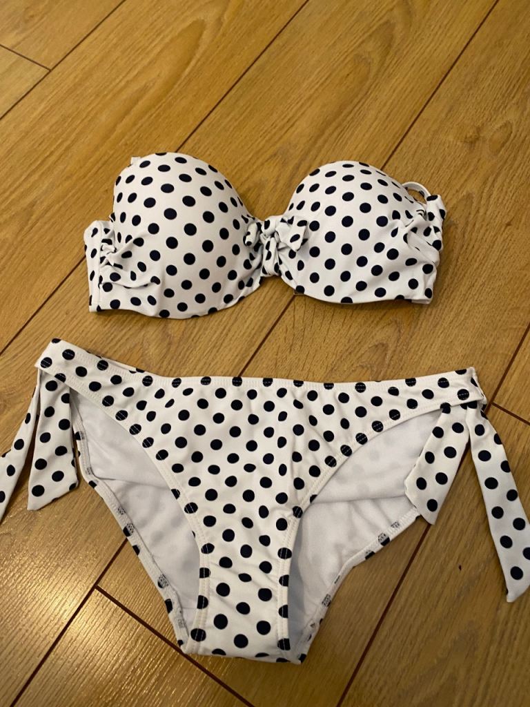 BPC Bonprix Polka Dot Bikini – New with Tags