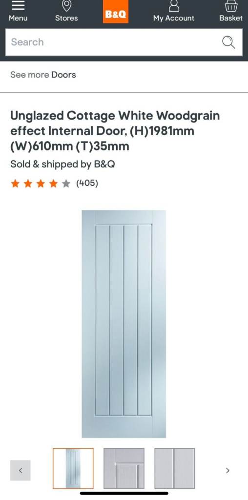 2 Cottage White Internal doors