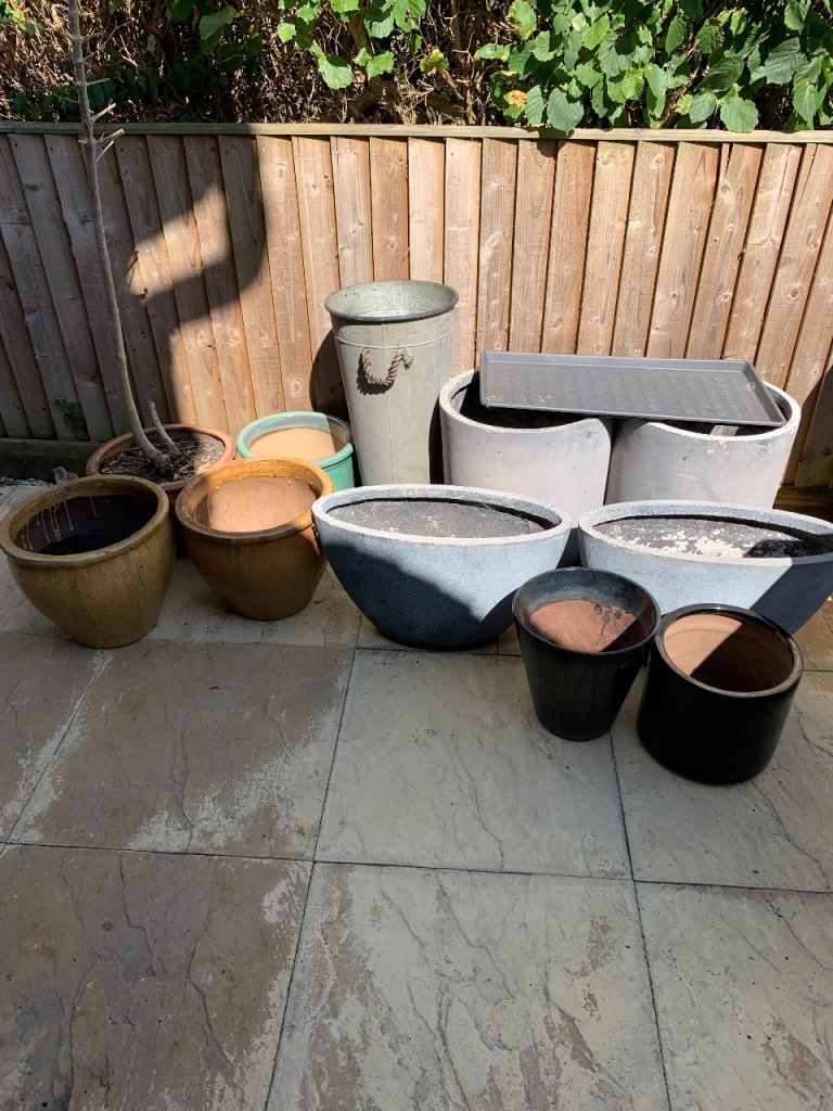 Selection of Garden Pots and Planters – Good Condition