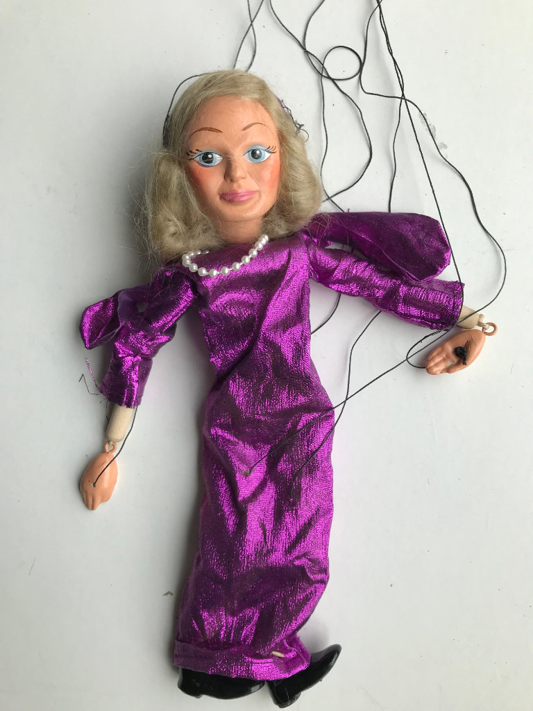 New Rare Vintage Thunderbird String Puppet -'Lady Penelope