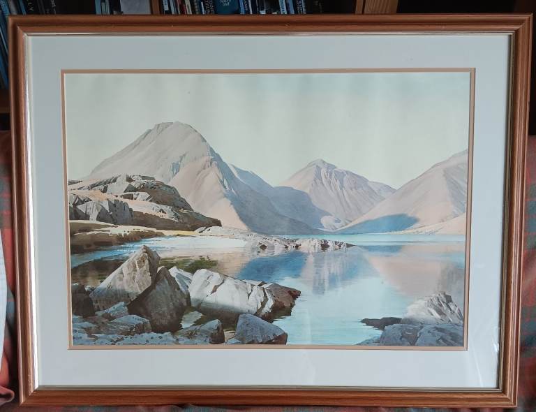 Clear Evening Wastwater by W Heaton Cooper