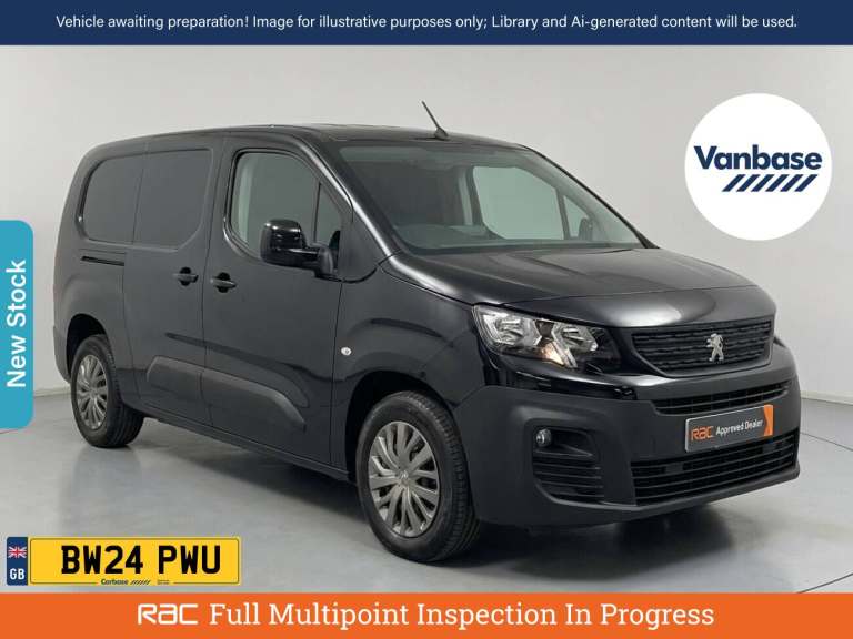 2024 Peugeot e-Partner 750 50kWh Asphalt Premium + Long Panel Van 6dr Electric Auto LWB (7.4kW Ch...
