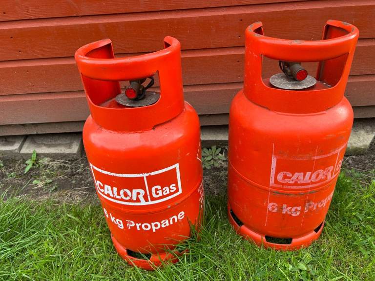Calor Gas 6kg Propane Bottles - Good Condition