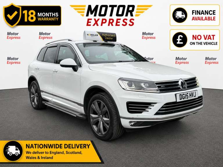 2015 Volkswagen Touareg 3.0 V6 TDI BlueMotion Tech 262 R-Line 5dr Tip Auto ESTATE Diesel Automatic