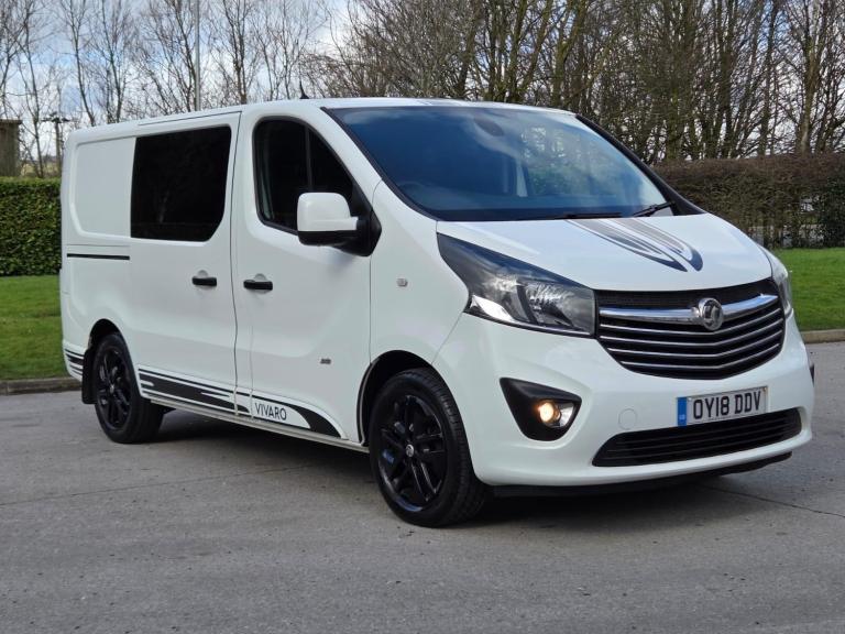2018 Vauxhall Vivaro 2900 1.6CDTi BiTurbo 145PS H1 Ltd Ed Nav D/Cab PANEL VAN DIESEL Manual