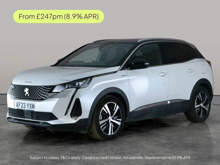 2023 Peugeot 3008 1.6 Hybrid 225 GT 5dr e-EAT8 HATCHBACK PETROL/ELECTRIC Automatic