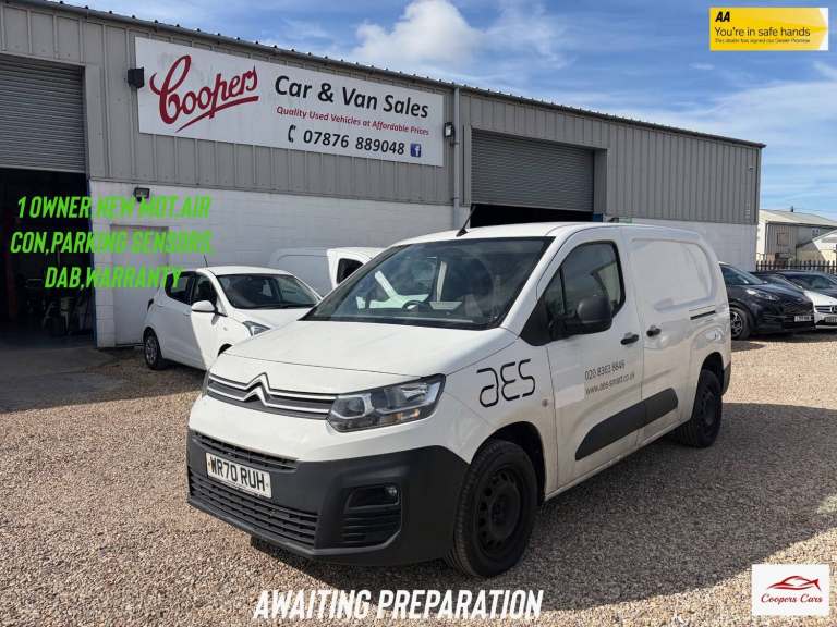 2020 Citroen Berlingo 1.5 BlueHDi 950Kg Enterprise 100ps PANEL VAN Diesel Manual