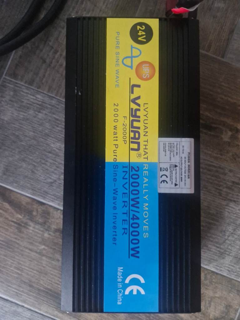 2000watt invertor and Anderson lead