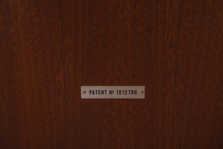 McIntosh mid-century teak double extending dining table with 6 chairs 